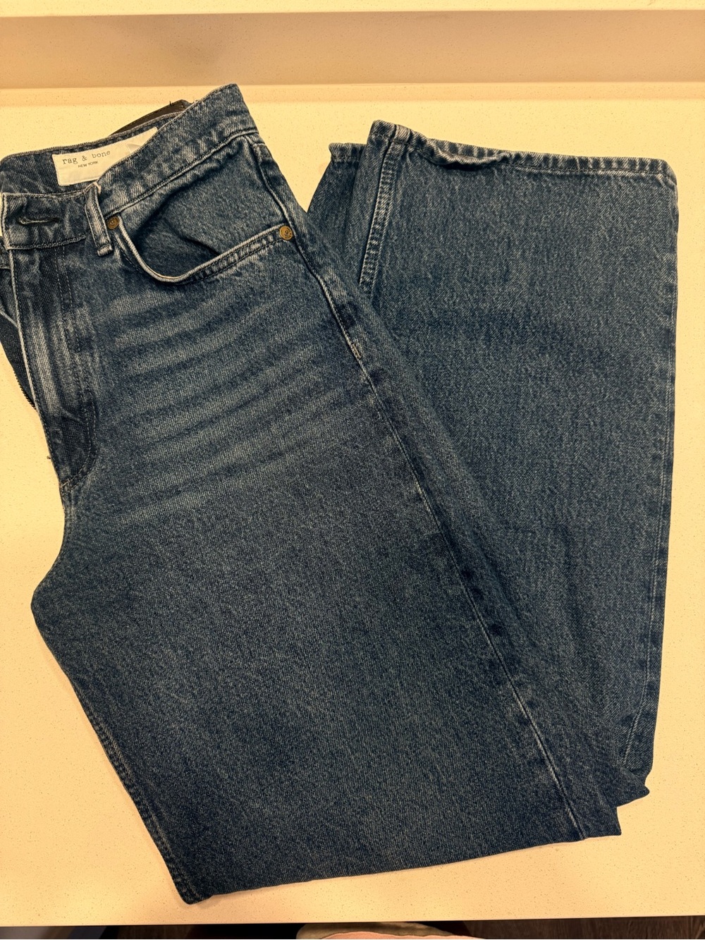 rag & bone Shea High Rise Relaxed Jeans in Adeline - Picture 5 of 5